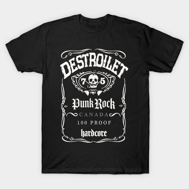 DESTROILET Band JD Brand T-Shirt by destro